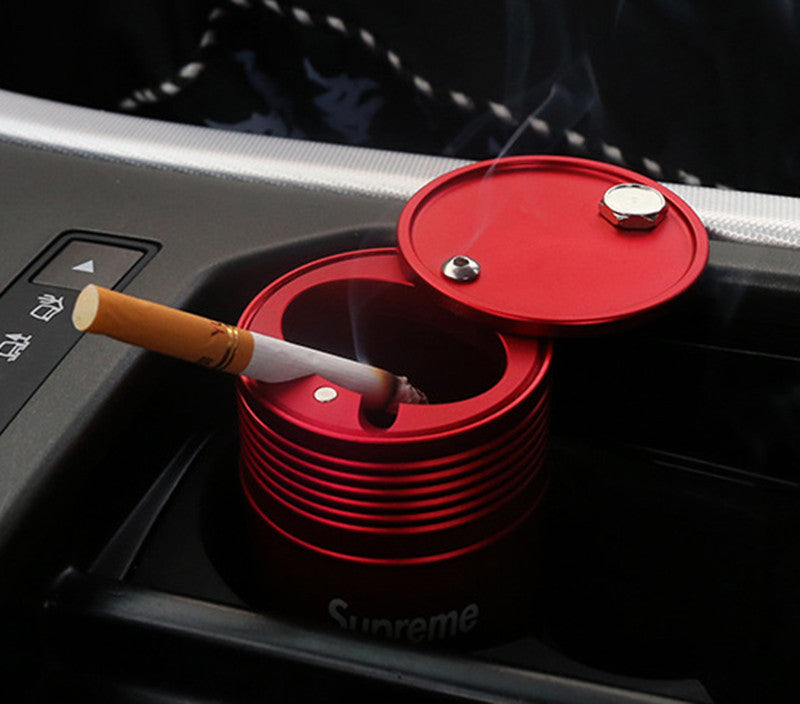 Car Ashtray Metal Ashtray With Cover In Car